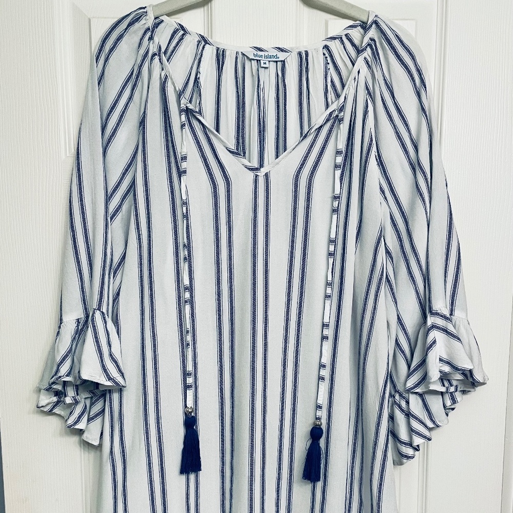 Blue Island beach Coverup